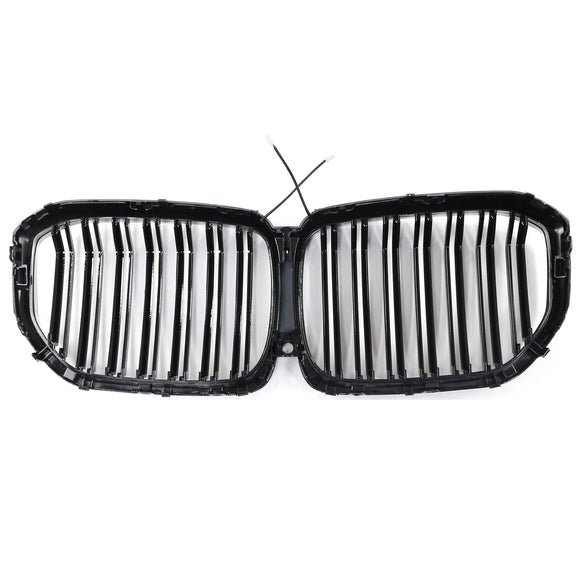 Niergrille met dubbele lamellen, zwart vooraan, passend voor BMW X5 G05 2019-2022 M-Performance