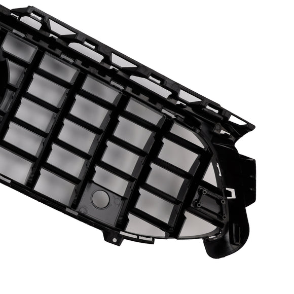 Mercedes-Benz Classe A W177 Grade dianteira estilo GTR 2023-2025 em preto brilhante