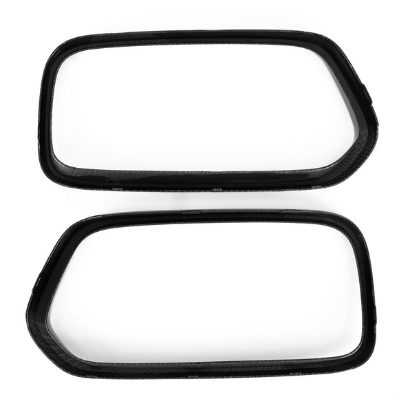 Carbon Fiber Front Bumper Grill Frame Cover Trim Fit BMW X2 Series F39 2018-2021