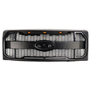 Ford F150 2009-2014 met LED matzwarte grille voorbumpergrill-1