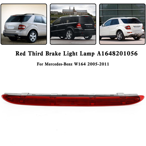 Red Third Brake Light Lamp A1648201056 For Mercedes-Benz W164 2005-2011
