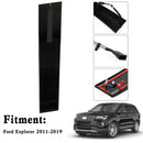 Moldura de pilar del teclado de entrada de la puerta del lado izquierdo del conductor para Ford Explorer 11-2019-4
