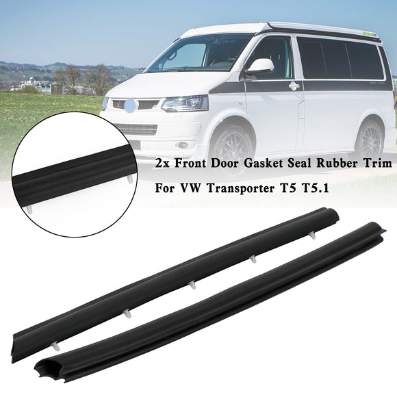 2x junta de puerta delantera, embellecedor de goma para VW Transporter T5 T5.1