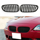 BMW 2003-2008 E85 E86 Z4 3.0i/2.5i/3.0si/2.0i/Z4 M Front Bumper Sport Kidney Grille Matte Black Grill-3
