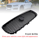 Grade preta brilhante do pára-choque dianteiro em favo de mel para Jaguar XE 2015-2018-4