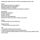 Body Kit Front & Rear Bumper Trims Fit BMW F95 X5M 2019-2023 Gloss Black-13