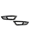 Ford 2015-2017 Focus F1EZ15200A F1EZ15201A Pair Front Bumper Fog Light Lamp Cover Bezel Grill-14