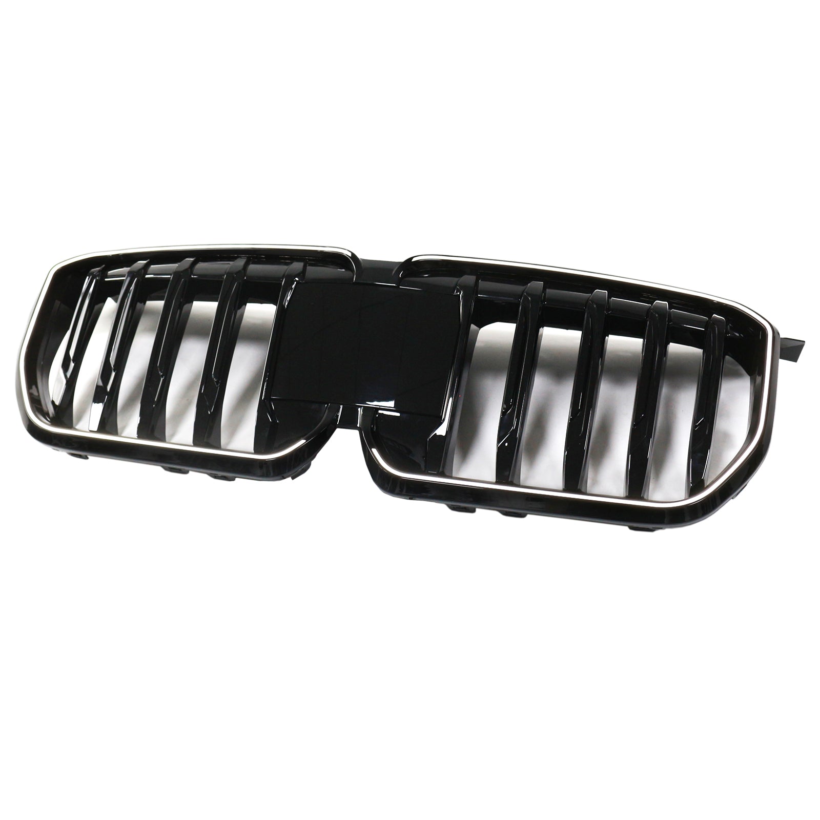 Rejilla de riñón para parachoques delantero en color negro brillante compatible con BMW X1 U11 U12 2023-2024