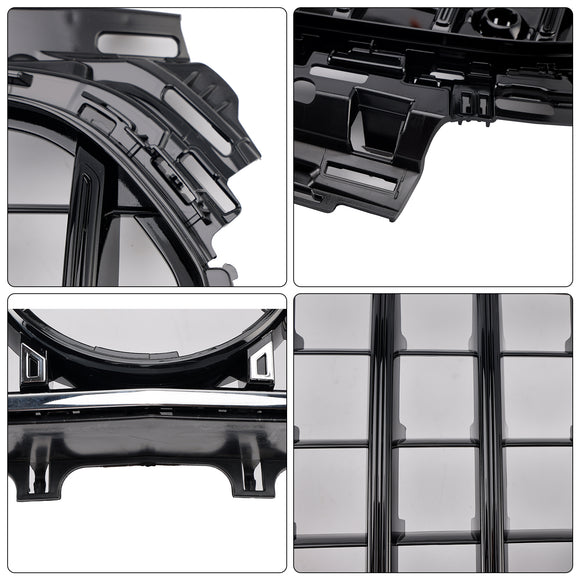 2024-2025 Mercedes-Benz E-Class W214 S214 X214 GTR Style Grille Front Bumper Replacement Black Grill