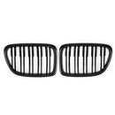 BMW 2009-2014 X1 E84 sDrive20i/xDrive28i/sDrive18d SUV Gloss Black Grill Dual Slats Front Hood Kidney Grille-11