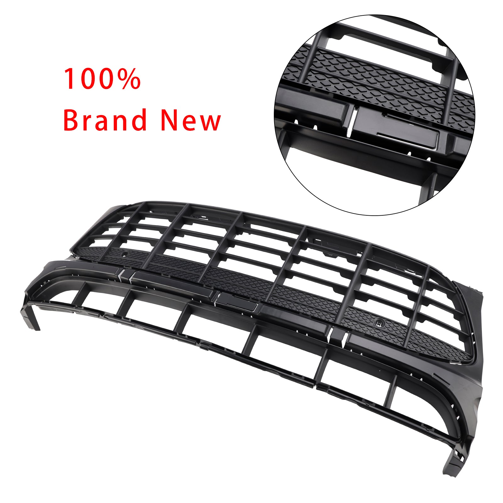 2015-2018 Porsche Macan Base / S Model Grille Front Bumper Black Mesh Grille 95B807683H1E0 95B807683K1E0