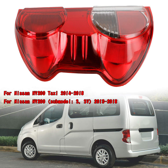 Left Tail Light Rear Lamp Lens w/ Bulb(s) 12815326 For Nissan NV200 2013-2018