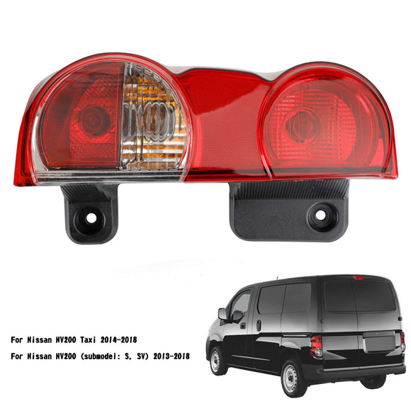 Left Tail Light Rear Lamp Lens w/ Bulb(s) 12815326 For Nissan NV200 2013-2018