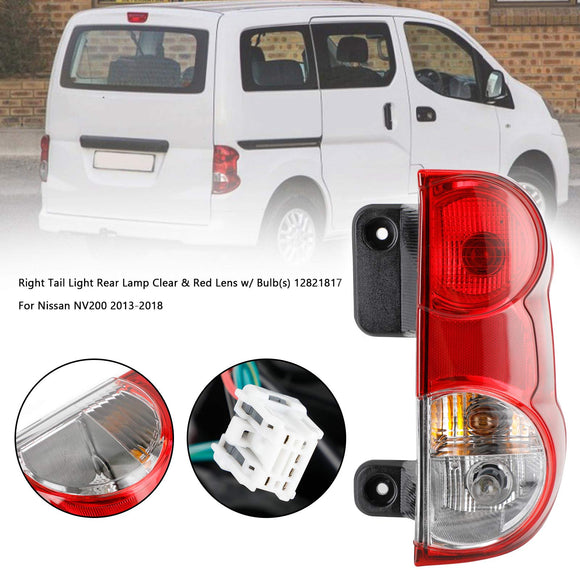 Rechter achterlicht achterlichtlens met lamp(en) 12821817 voor Nissan NV200 2013-2018