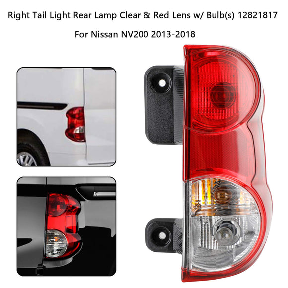 Rechter achterlicht achterlichtlens met lamp(en) 12821817 voor Nissan NV200 2013-2018
