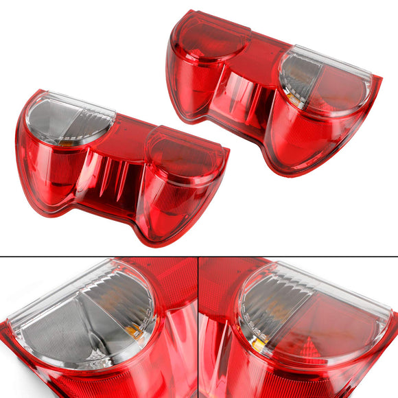 Left+Right Tail Light Rear Lamp Clear Red Lens For Nissan NV200 2013-2018