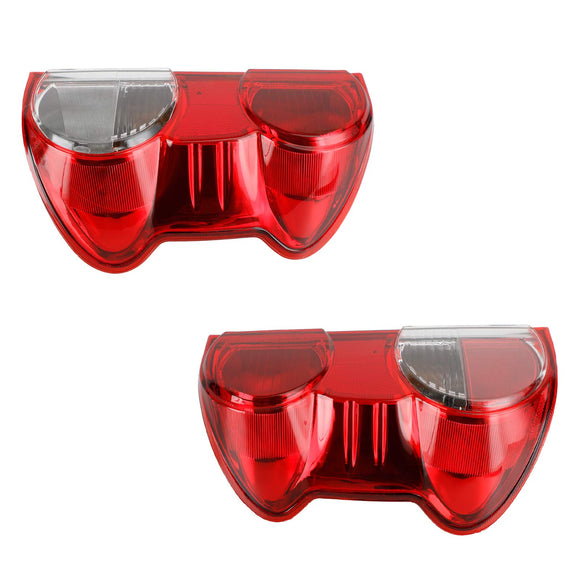 Left+Right Tail Light Rear Lamp Clear Red Lens For Nissan NV200 2013-2018