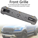 Raptor Style Voorbumper Grille Grill Geschikt voor Ford Ranger T8 2019-2023 W/LED-1