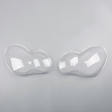 Headlight Lens Shell Plastic Cover Left + Right For 2001-2007 Benz W203 C-Class