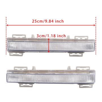 2012-2015 Mercedes Benz W166 ML-Class LH RH Pair Daytime Run Lamp Fog Light A0999065700 Generic - 0