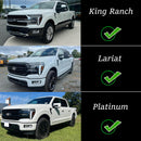 Calandre de Style Raptor pour pare-chocs avant Ford F150 2024 – 2025, Grille de remplacement noire avec lumière LED-5