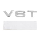 V6T Emblem Badge Passar för AUDI A1 A3 A4 A5 A6 A7 Q3 Q5 Q7 S6 S7 S8 S4 SQ5 Krom-11
