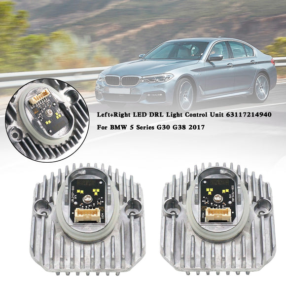 2x LED DRL -valon ohjausyksikkö 63117214939/40 BMW 5-sarjan G30 G38 2017-