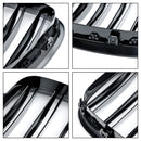 2009-2017 BMW Serie 5 GT F07 535i GT/550i GT/528i GT/540i GT Parrilla frontal tipo riñón Parrilla negra brillante-8