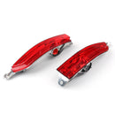 1Pair Red Rear Fog Lamp Bumper Cover Reflector For VW Touareg 2011-2014-1