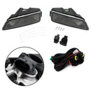 Black Lens Fog Lights + Switch For 2003-2007 Honda Accord / 2004-2008 Acura TL-1