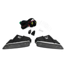 Black Lens Fog Lights + Switch For 2003-2007 Honda Accord / 2004-2008 Acura TL-9