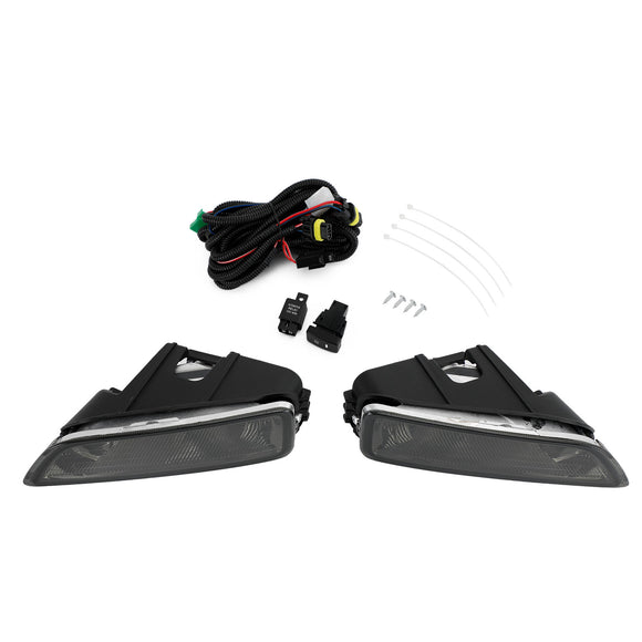 Black Lens Fog Lights + Switch For 2003-2007 Honda Accord / 2004-2008 Acura TL