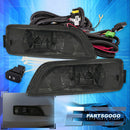Black Lens Fog Lights + Switch For 2003-2007 Honda Accord / 2004-2008 Acura TL-12