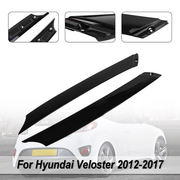 L+R Windshield Pillar Trim Exterior Molding For Hyundai Veloster 2012-2017 861702V000 861802V000