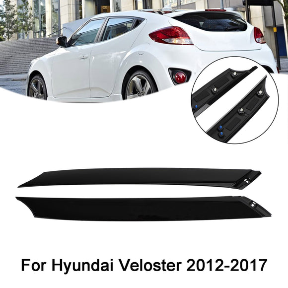 L+R Windshield Pillar Trim Exterior Molding For Hyundai Veloster 2012-2017 861702V000 861802V000