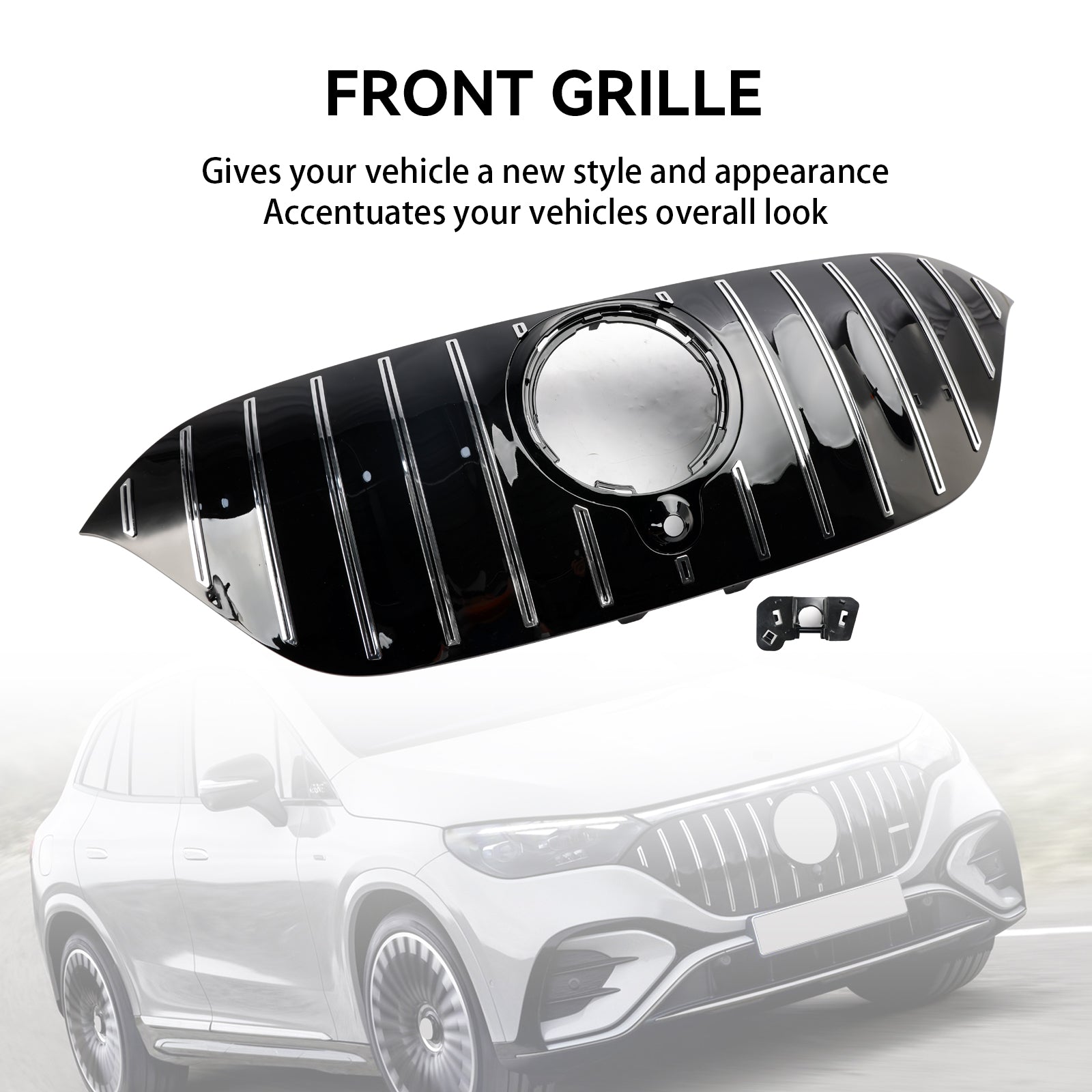 Mercedes Benz EQE-Class SUV W294 EQE350/EQE450/EQE550/EQE550 2022-2024 Front Bumper Grill Black Grille