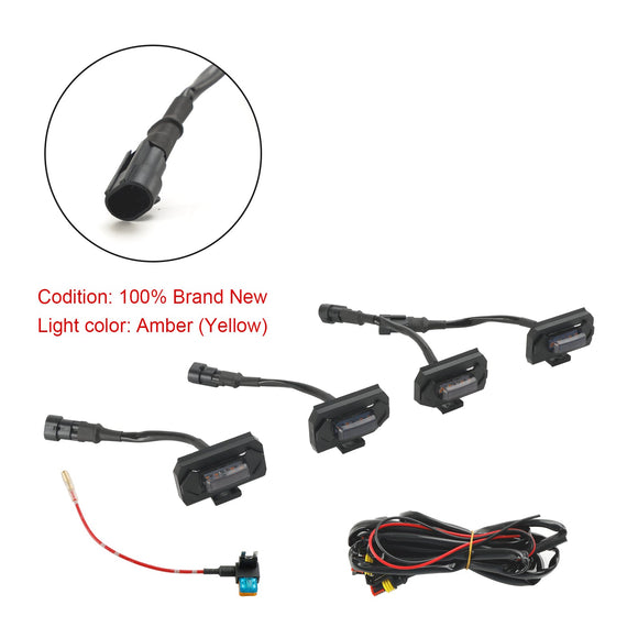 Toyota Tacoma TRD Off Road & TRD Sport 2020-2023 - Conjunto de 4 Luzes de LED para Grade (Genéricas)