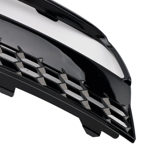 Audi A3 8V Sedan 2013-2016 Glanzend Zwart Honingraat Mistlamp Grill Voorbumper Onderste Covers Grille 8V5807681A9B9 8V5807682A9B9