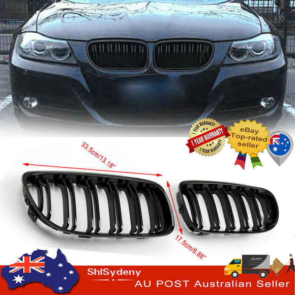 Diamond Front Kidney Grill Grille Fit BMW 3 Series E90/E91 2009-2011 LCI