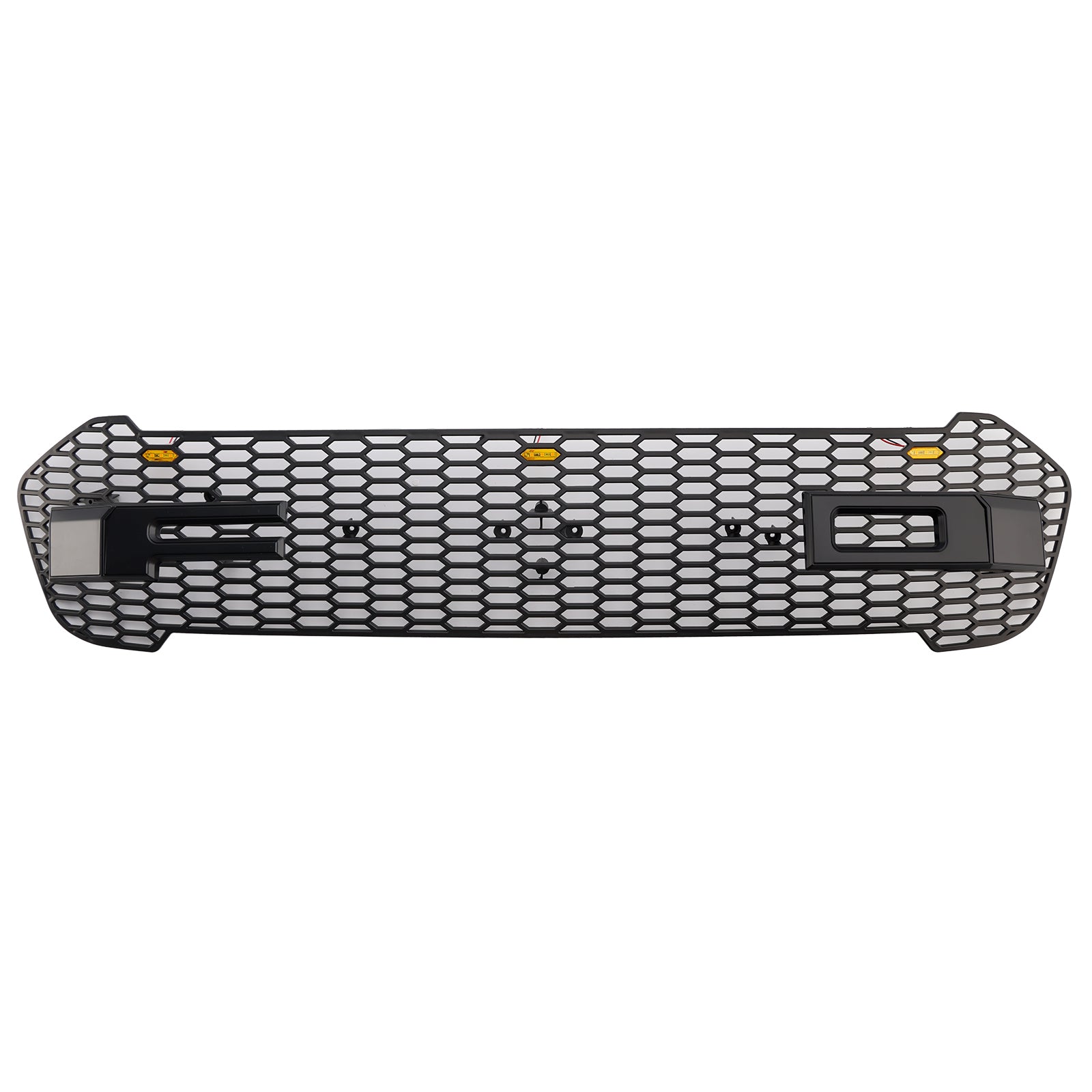 Grille de pare-chocs avant de style Raptor pour Ford Ranger T8 2019-2023 avec LED