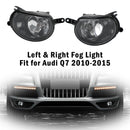 Front Right & Left Bumper Halogen Fog Light Fog Lamp For AUDI Q7 2010-2015-2