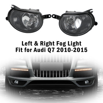 Front Right & Left Bumper Halogen Fog Light Fog Lamp For AUDI Q7 2010-2015 - 0