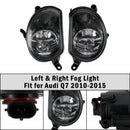 Front Right & Left Bumper Halogen Fog Light Fog Lamp For AUDI Q7 2010-2015-3