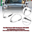 2X Chrom-Scheinwerfer-Zierringe für Mini Cooper R60 Countryman 2011–2016-4