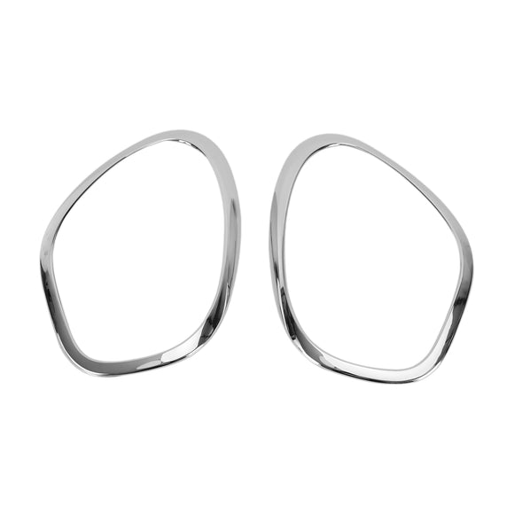 2X Chrom-Scheinwerfer-Zierringe für Mini Cooper R60 Countryman 2011–2016