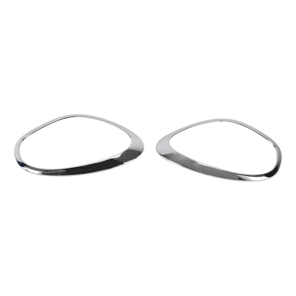 2X Chrom-Scheinwerfer-Zierringe für Mini Cooper R60 Countryman 2011–2016