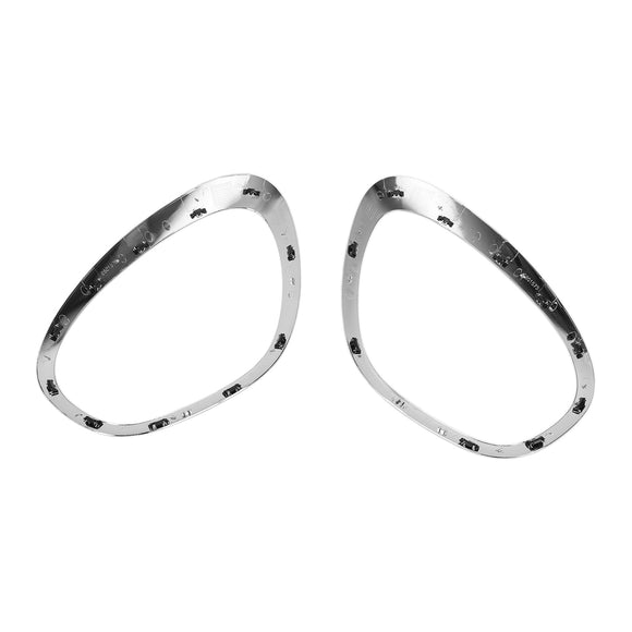 2X Chrom-Scheinwerfer-Zierringe für Mini Cooper R60 Countryman 2011–2016