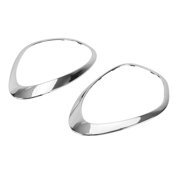 2X Chrom-Scheinwerfer-Zierringe für Mini Cooper R60 Countryman 2011–2016