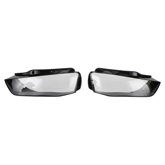 Links + Rechts Scheinwerfer Objektiv Kunststoff Abdeckung Shell 8K0941043 + 8K0941044 Für Audi A4 B8 Facelift 2012-2016