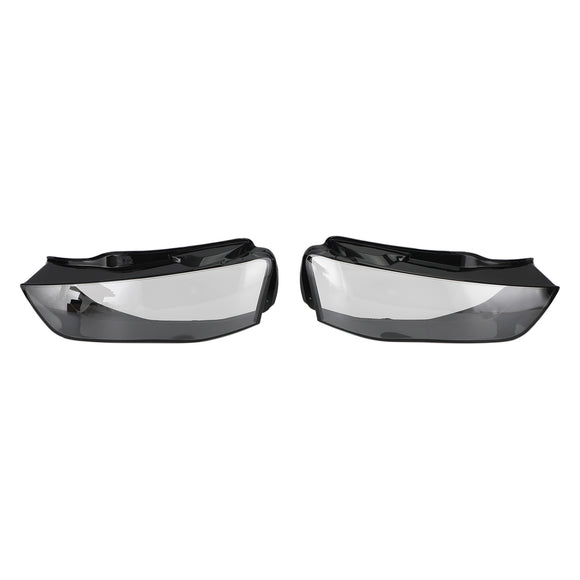 Links + Rechts Scheinwerfer Objektiv Kunststoff Abdeckung Shell 8K0941043 + 8K0941044 Für Audi A4 B8 Facelift 2012-2016